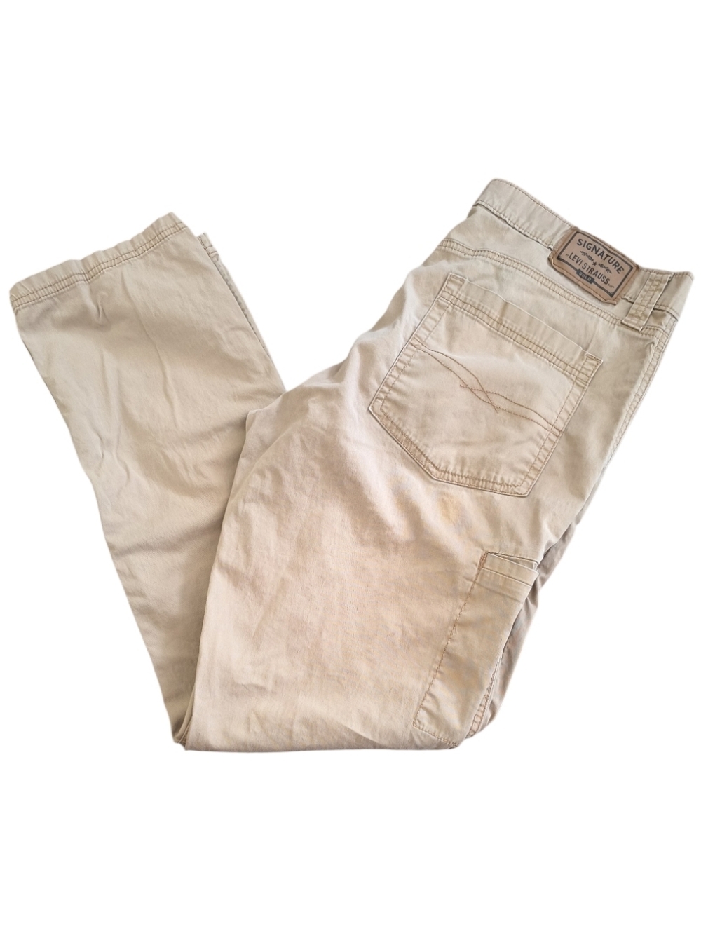 Men's Signature by Levi Strauss Gold Tan Jeans Size 34X34